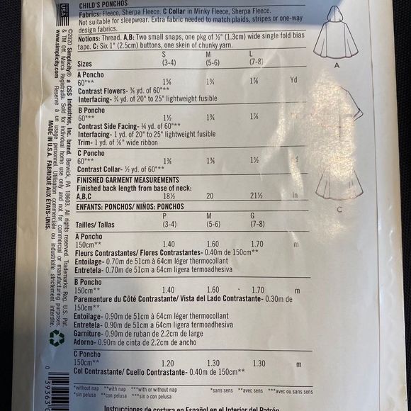 Simplicity sewing pattern - Picture 2 of 2